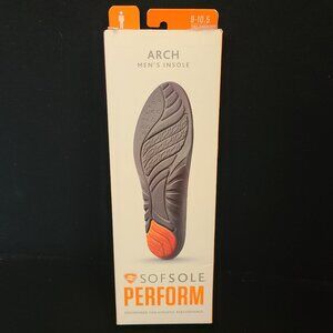 Sofsole Perform Arch Insole Mens Size 9-10.5 NEW